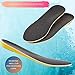 Orthotic Plantar Fasciitis Memory Foam Comfort Elevator Shoe Insole 1/2 Inch Height Increase (Yellow) Excellent Shock Absorption and Cushioning Best Insoles for Men n Women for Everyday Use -Large