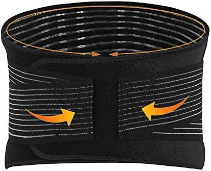 LEIAZ Waist Trimmer Sweat Belt for Weight Loss Adjustable Belly Fat Burner Waist Trainer Slimming Belt for Men & Women
