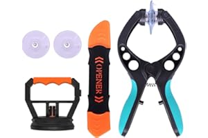 DIYPHONE Phone Repair Tools LCD Screen Opening Pliers Suction Cup Kit Spudger Disassembly Tools Set for iPhone Samsung Huawei xiaomi LCD Screen Pry Opening Tools, 3Pcs