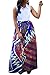 Asvivid Women's African Floral Print Maxi Skirts A Line Long Skirts with Pocket Medium Multi4
