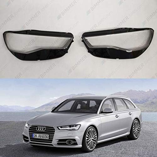 Headlight Lens Covers Replacement for A6 / S6 C7 (2011-2015) Before Facelift PAIR (L+R)