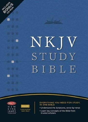 The NKJV Study Bible: New King James Version, Black, Bonded Leather, Study Bible