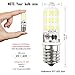 Kakanuo E17 LED Bulb Dimmable Microwave Oven Light 4 Watt Daylight White 5000K 43X4014SMD AC110-130V (Pack of 2)