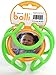 OgoBolli Teething Ring Tactile Sensory Ball Toy for Babies & Kids - Stretchy, Soft Non-Toxic Silicone - Ages 3 Months and up - Green
