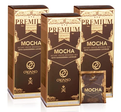 3 Box Organo Gold Cafe Mocha 100% Certified Organic