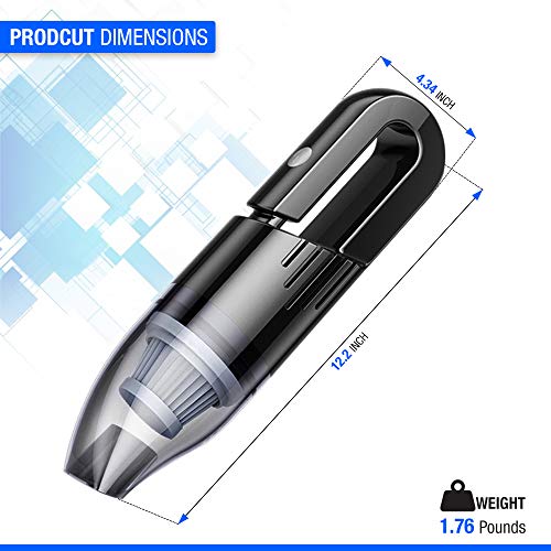 Rovan Ad Cordless Handheld Vacuum Cleaner 2000mAh Battery Powered