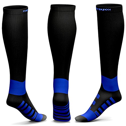 Compression Socks Men Calf Knee High for Sports, Edema ...