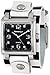 Nemesis Women's WCHB516K Lite SQ Collection Checkered White/Black Leather Band Watch