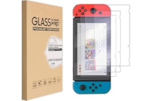 HYGAMOCC Screen Protector for nintendo switch Tempered Glass Film Anti Scratch,Bubble Free,High Definition（3 PCS）