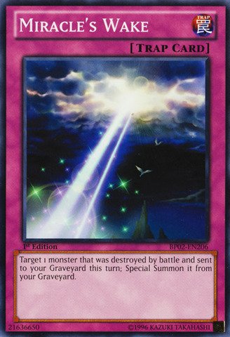 Yu-Gi-Oh! - Miracle's Wake (BP02-EN206) - Battle Pack 2: War of the Giants - 1st Edition - Common