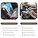 Car Seat Protector, Baird Stone Car Seat Protector Mat with Thick Padding for Child & Baby Car Seat Cover Pad with Storage Pockets