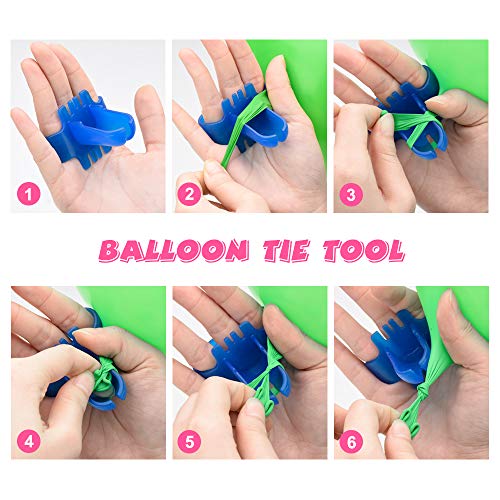 image for MESHA Portable Dual Nozzle Red Rose Electric Air Balloon Pump Filler r