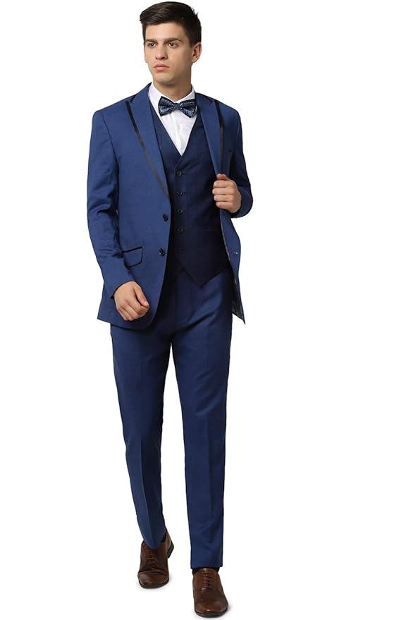 Buy Peter England Men's Synthetic Notch Lapel Suit at Amazon.in