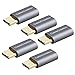 USB-C to Micro-B Adapter[5-Pack], CableCreation Type C Male to Micro USB Female Convertor Data & Charging Compatible Samsung Galaxy S10/S9/S8 Note 8,Pixel,Nexus 6P 5X,etc Spacy Gray Aluminum