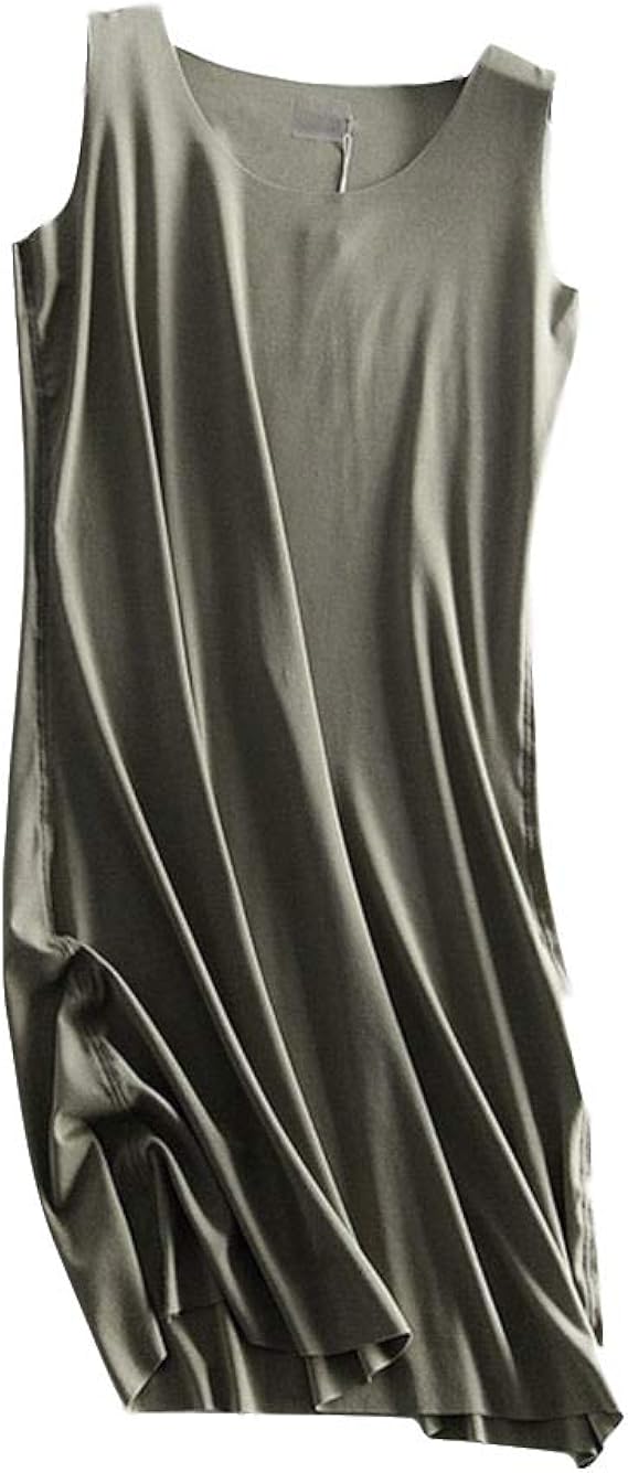 Amazon Co Jp キャミソールワンピース ロングタンクトップ ノースリーブ ロングキャミワンピ レディース ワンピ キャミワンピース キャミソール インナー 部屋着 ルームウェア 無地 セクシー 修身 ファッション 服 ファッション小物