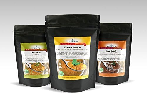 Curry paste for Butter Chicken, Chickpeas, Beans - Framhouse Masalas Variety Pack