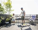 HIKEMAN Foldable Campfire Grill Heavy Duty Charcoal Outdoor Cooking view 7