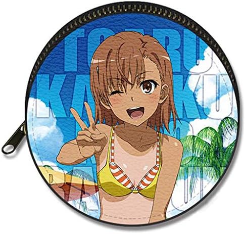 Amazon Co Jp 御坂美琴 A レザーケース とある科学の超電磁砲s レールガン コインケース レザー ポーチ 丸形 イヤホンケース ホビー 通販