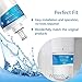 Waterdrop LT1000PC ADQ747935 Refrigerator Water Filter and Air Filter, Replacement for LG® LT1000P®, LMXS28626S, LFXS26973S, LFXS26596S, LFXS28596S, ADQ74793501, ADQ74793502 and LT120F®, 4 Combo