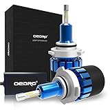 OEDRO 9005 LED Headlight Bulb Conversion Kit High Low Beam 4-side Patch 9145 9140 h10 Fog light Bulbs 8000Lm Super Bright 9005 Led Bulb, 6000K White, 50000 Hours Life, 2-Year Warranty