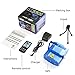 Coidea MIni LED Strobe 7 Modes Sound Actived Auto Flash Rgb Led Stage,Disco, DJ Lights with Remote Control (Blue)