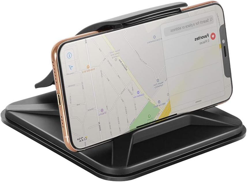 Car Phone Holder, Maibahe Dashboard Anti-Slip Vehicle GPS Car Phone Mount Universal for All Smartphones, Compatible iPhone XR/XS/Max/X/8/7, Galaxy S10/S9/S8 Note LG V30, Huawei