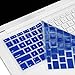 TOP CASE - Keyboard Silicone Skin Cover Compatible with Apple MacBook 13 13.3 (1st Generation/A1181) with TOP CASE Mouse Pad - Royal Blue