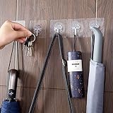 LABOTA 20 Pack Heavy Duty Adhesive Wall Hooks 10kg Stainless No Nails view 6