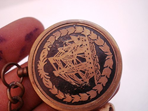 Brass 50 Years CALENDOR Key Chain- Collectible Marine Nautical Key Ring from Brass Blessing (5039-3)