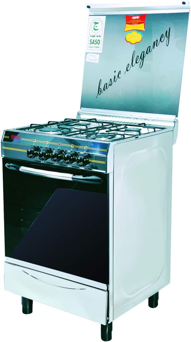 Gas stove With 4 Gas Burners, Silver 4404S price in Saudi Arabia