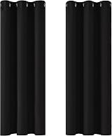 Deconovo Eyelet Blackout Curtains 2 Panels 42 x 54 Inch Thermal Insulated