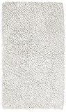Pinzon 100% Cotton Looped Bath Rug with Non-Slip Backing - 30 x 50 inch, White