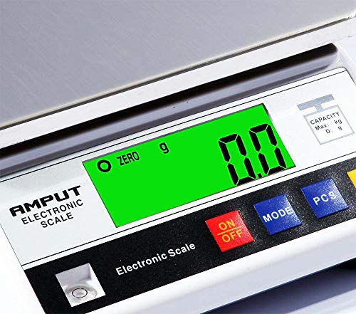 High Precision 10kg x 0.1g Digital Accurate Electronic Balance Lab Scale Laboratory Weighing Industrial Scale Kitchen Scale Scientific Scale Counting Scale (10kg, 0.1g)