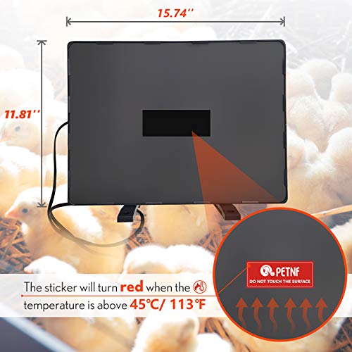 Chicken Coop Heater 140 Watts Radiant Heat Chicken Heater Energy Efficient Safer Than Brooder
