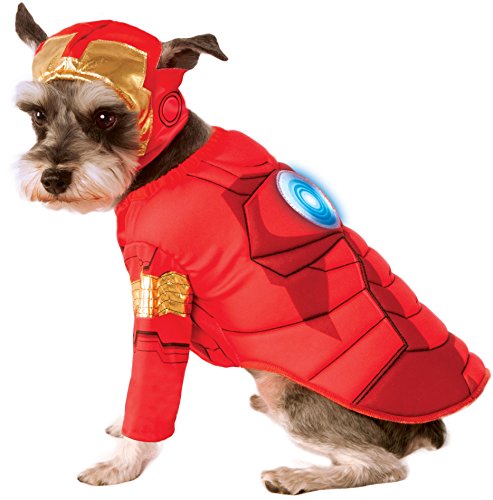 Rubies Costume Avengers Assemble Deluxe Iron Man Pet Costume, Medium