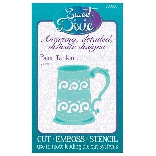 Sweet Dixie SDD050 Beer Tankard Die, Metal, Grey, 20.2 x 12.8 x 0.8 cm