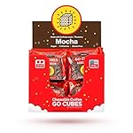 GO CUBES Chewable Coffee, Mocha, 4 count chews (20 Pack)