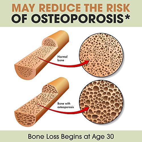 Bone Strength 1000mg Calcium Magnesium Zinc Potassium Supplement with