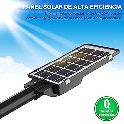 Engrepo Solar Lights Outdoor, 1000LM 156 LEDs Solar