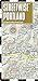 Streetwise Portland Map - Laminated City Center Street Map of Portland, Oregon - Folding pocket size travel map with Max Light Rail map