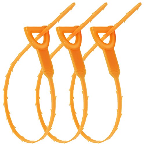 Drain snake, hokoacc drain hair catcher sink clog remover quick a…