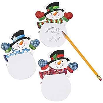 Waving Snowman Notepads (24 Pack) Paper. 4