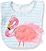 Mud Pie Baby Bib Applique, Flamingo, One Size