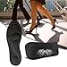 High Heel Pads for Women with 4D High Heel Cushion & Arch Supports Anti-Sweat Comfortable High Heel Inserts Relieve Plantar Fasciitis, Arch Pain,Ball of Foot Pain and Heel Pain (Black)