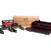 Red House Tools EZ-Wings Essentials 4&rsquo; Portable Miter Saw Station | Patented Modular Design | For Use with Any Portable Miter Saw Stand or Chop Saw Stand for Woodworking | Red