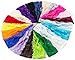 JLIKA Lace Headbands for Women, Teens, Girls - Interchangeable Headwrap - 2 Inch Wide - (20 Piece Assortment)