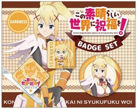 KonoSuba: God's Blessing on This Wonderful World! PVC Badge Set Darkness