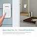 ANNKE Wireless Doorbell No Batteries Required Push Button Portable Door Chime with LED Indicator at 120m Range