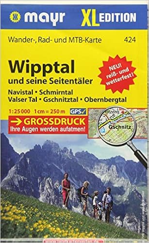Wipptal Und Seine Seitentaler Xl Wander Rad Und Mountainbikekarte Gps Genau 1 30000 Mayr Wanderkarten Amazon De Kompass Karten Gmbh Bucher