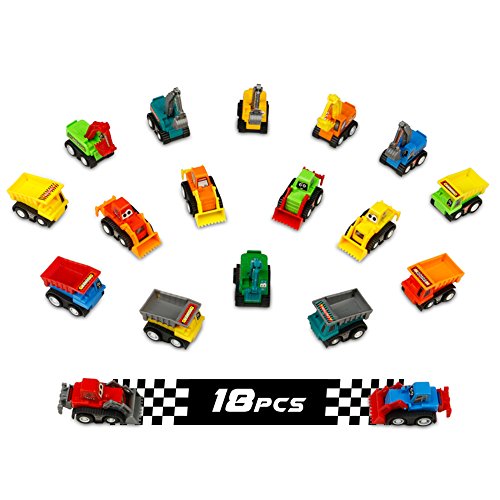 2 Construction+Vehicles+Decorations+Excavator+Preschool